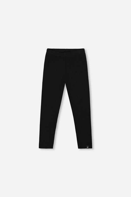 Legging côtelé noir
