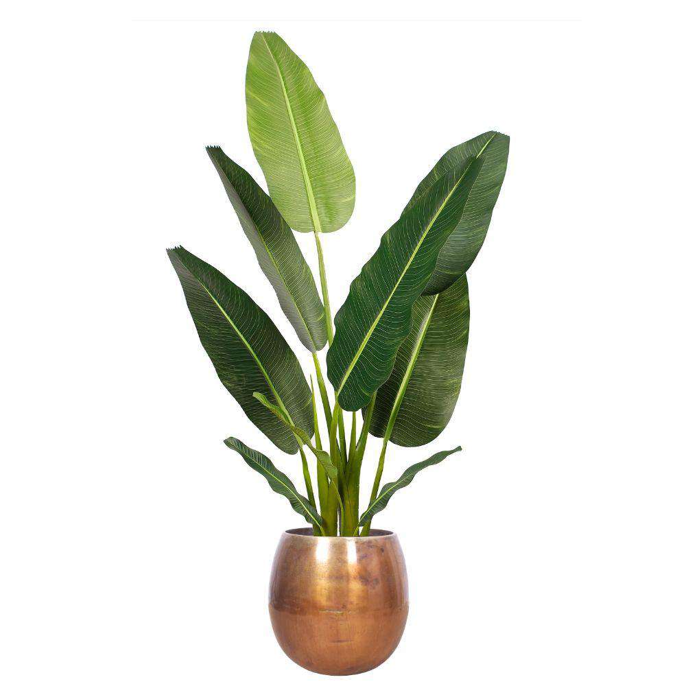 Gaby - Jardinière Mid-Century en Cuivre et Laiton (Plusieurs Tailles)
