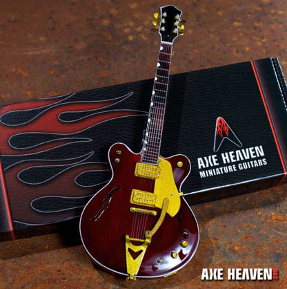 Mini-guitare de collection George Harrison en palissandre, réplique corps creux