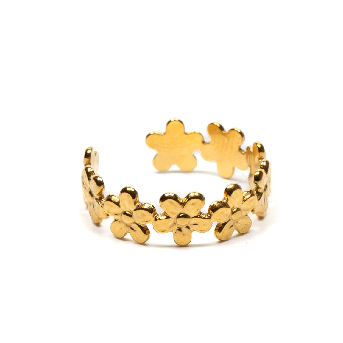 Bague Fleur - Plaqué Or