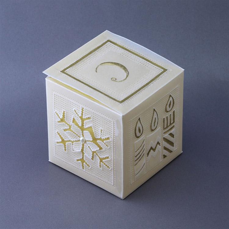 Plaque Groovi – Gabarit de boîte – Noël