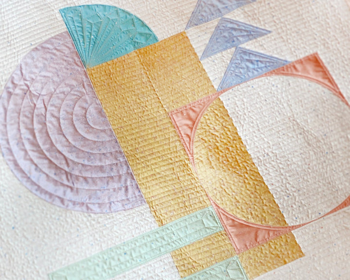 Quiltachusetts - Geo Collage Quilt Pattern