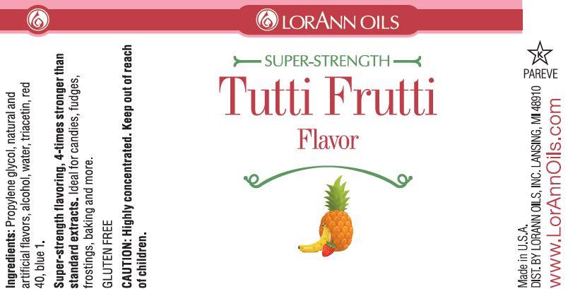 Arôme Tutti Frutti - Arôme super concentré 1 oz., 16 oz., 1 Gallon, 5 Gallons - Livraison gratuite au Canada pour les commandes de plus de 199 CAD