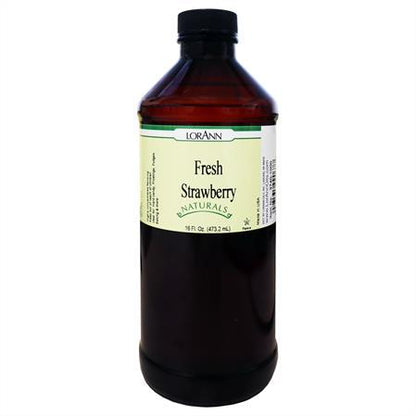 Fresh Strawberry Flavoring - Compounded Natural Flavors 16 oz., 1 Gallon, 5 Gallon - Ships Free Within Canada on Orders Above CAD $199