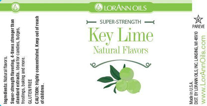 Arôme Citron Vert - Arôme Super Concentré 1 oz., 16 oz., 1 Gallon, 5 Gallons - Livraison Gratuite au Canada pour les Commandes de Plus de 199 CAD