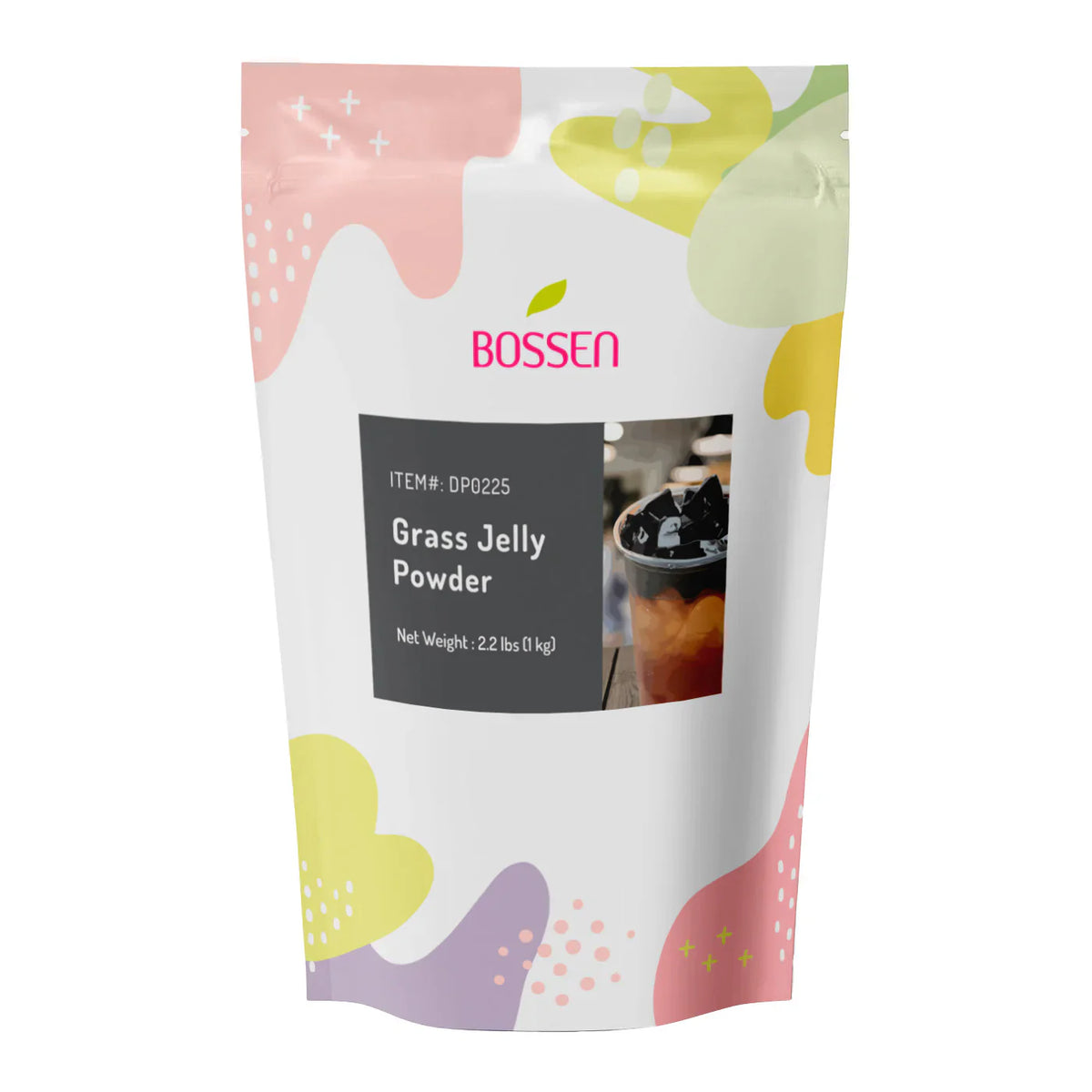 Poudre Concentrée de Gelée d'Herbe (1 kg) | Garniture pour Bubble Tea | Bossen | Livraison Gratuite au Canada pour les commandes de plus de 199 CAD