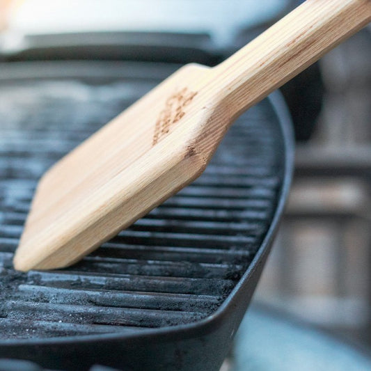 Wooden BBQ brush made in Quebec