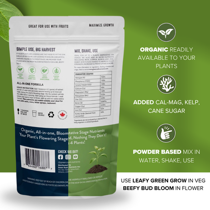 Veg To Harvest Pack: Leafy Green Grow & Beefy Bud Bloom Combo