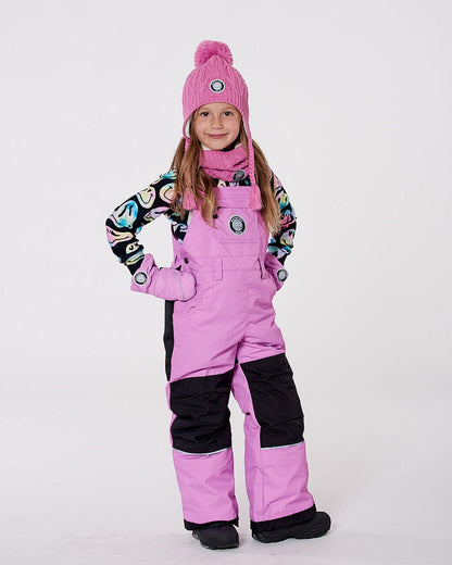Salopette de neige Solid Play - violet