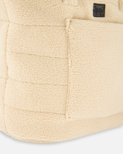 Diaper Bag With Changing Mat Light Beige
