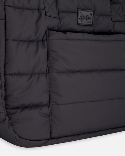 Sac à langer avec matelas à langer inclus Noir