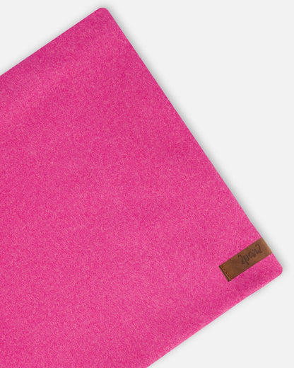 Cache-cou maillot mi-saison rose bonbon