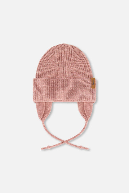 Baby Mid-Season Knit Hat Dusty Pink