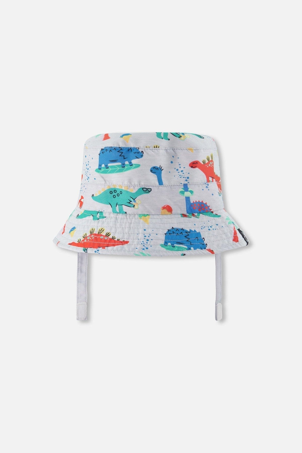 Recycled Polyester Beach Hat Blue Baby Dinosaur Print