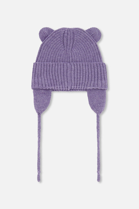Bonnet Tricot Bébé Lavande