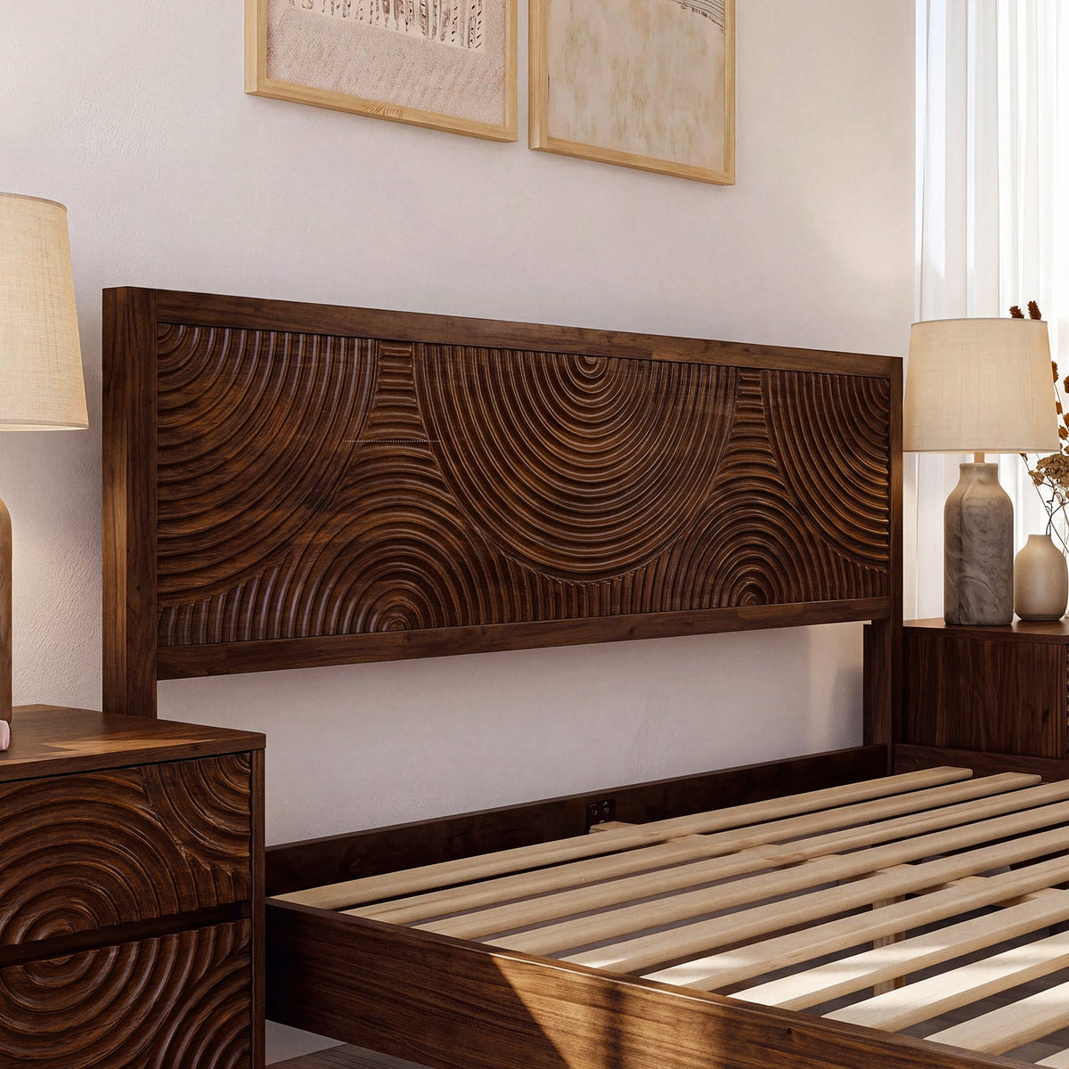 Harmony Solid Wood Bed Frame
