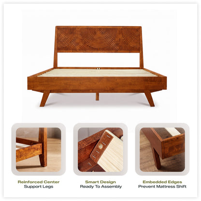 Harmony Solid Wood Bed Frame