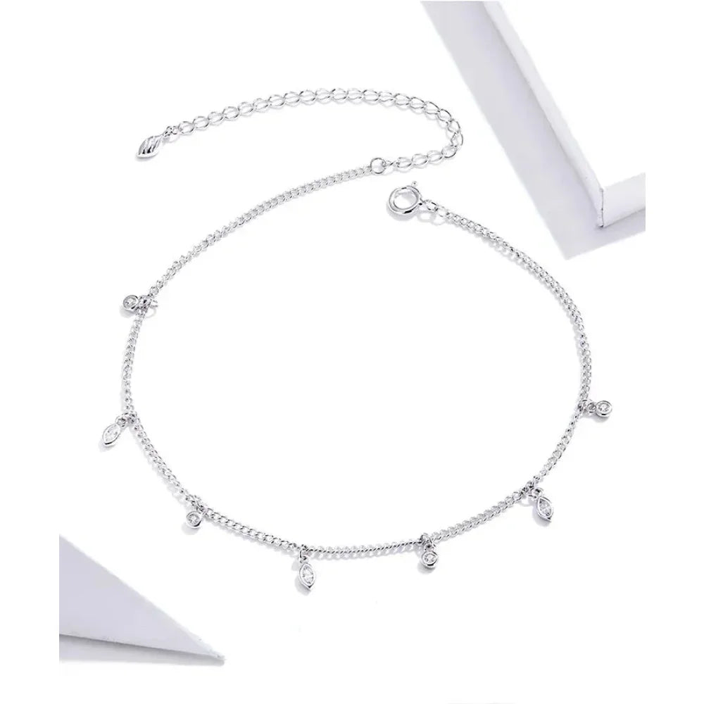 La Cheville à Grelots Minimaliste en Argent Sterling 925