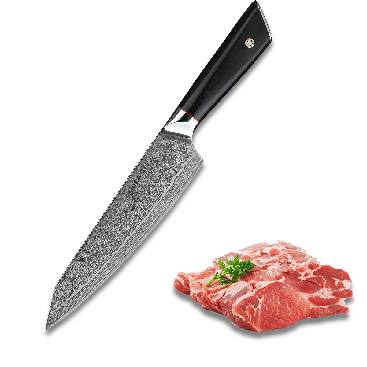 HAGAKURE 21 | Couteau de Chef 20 cm - Acier AUS 10 à 67 couches