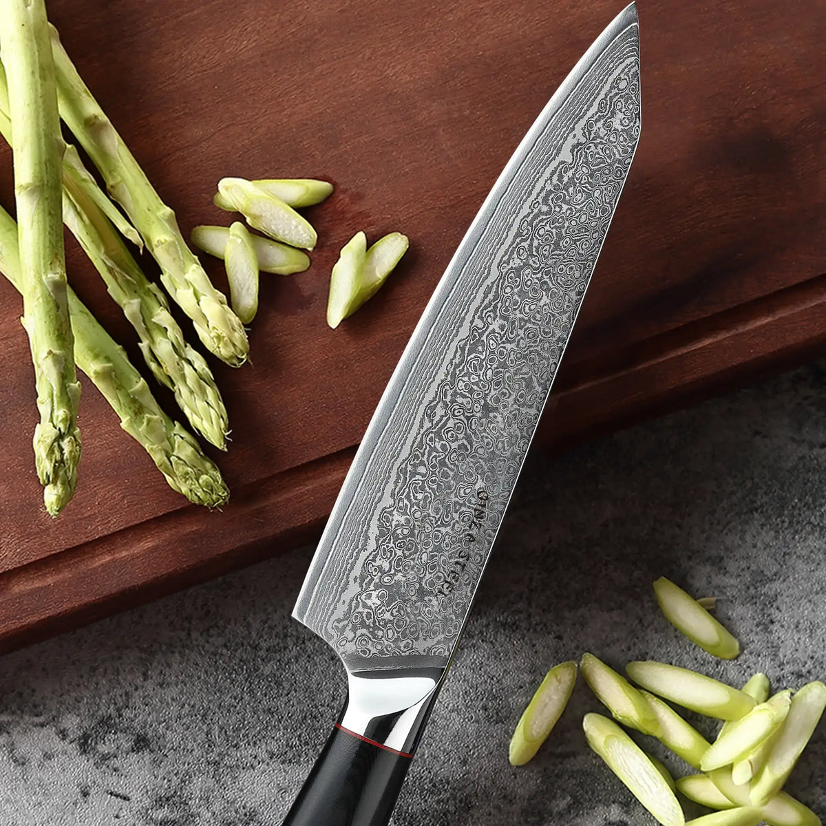HAGAKURE 21 | Couteau de Chef 20 cm - Acier AUS 10 à 67 couches