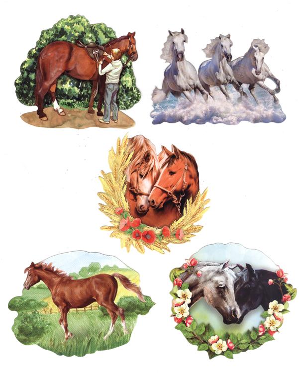 Décorations 3D faciles : Chevaux