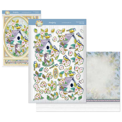 Bonjour Ensemble de grandes décorations printanières – Doux foyer, doux oiseau