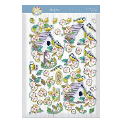 Bonjour Ensemble de grandes décorations printanières – Doux foyer, doux oiseau