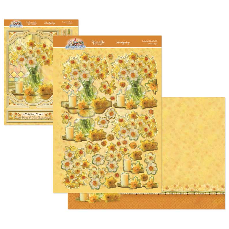 Parure de décoration printanière - Belles jonquilles
