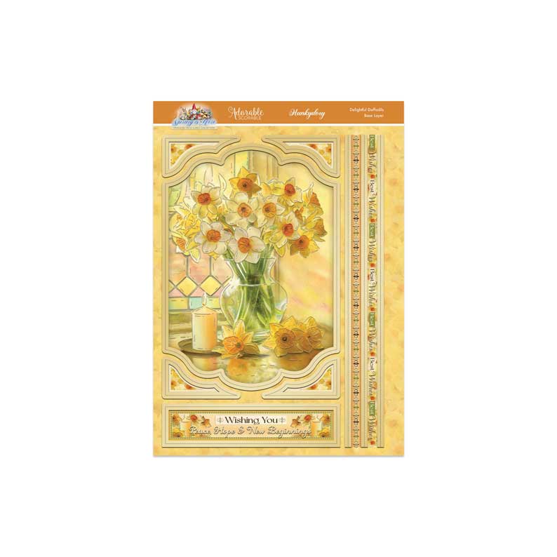 Parure de décoration printanière - Belles jonquilles
