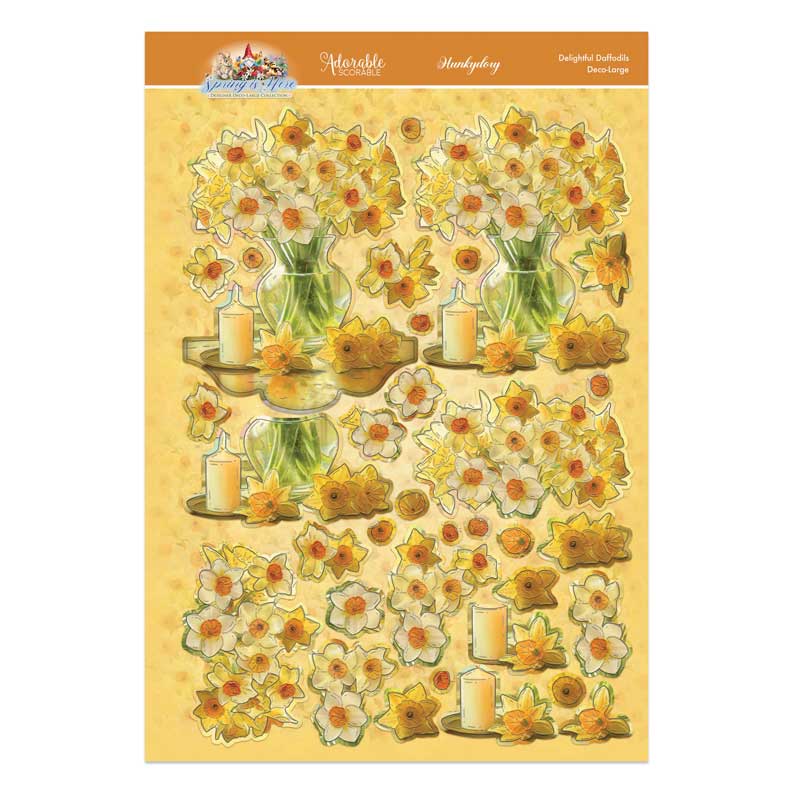 Parure de décoration printanière - Belles jonquilles