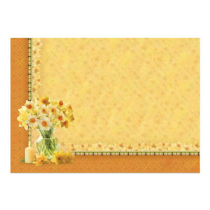 Parure de décoration printanière - Belles jonquilles