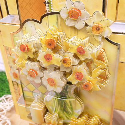 Parure de décoration printanière - Belles jonquilles
