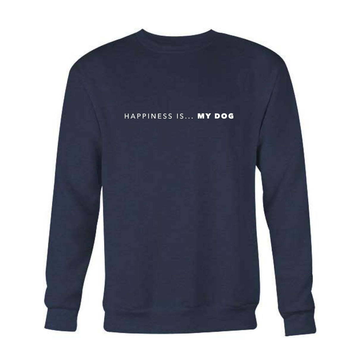 Men's My Dog Crew Sweatshirt, True Navy