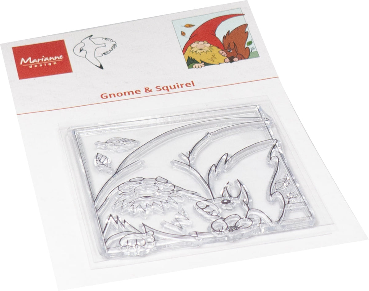 Marianne Design Clear Stamp - Le gnome et l'écureuil d'Hetty