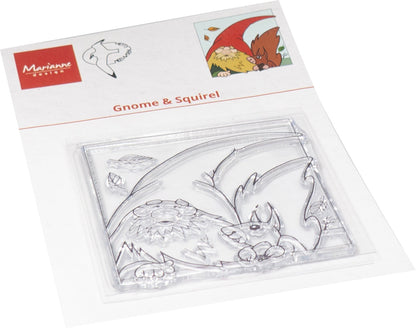 Marianne Design Clear Stamp - Le gnome et l'écureuil d'Hetty