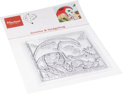 Marianne Design Tampon transparent - Le gnome et le hérisson d'Hetty