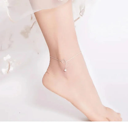 The Essential 925 Sterling Silver Charm Anklet