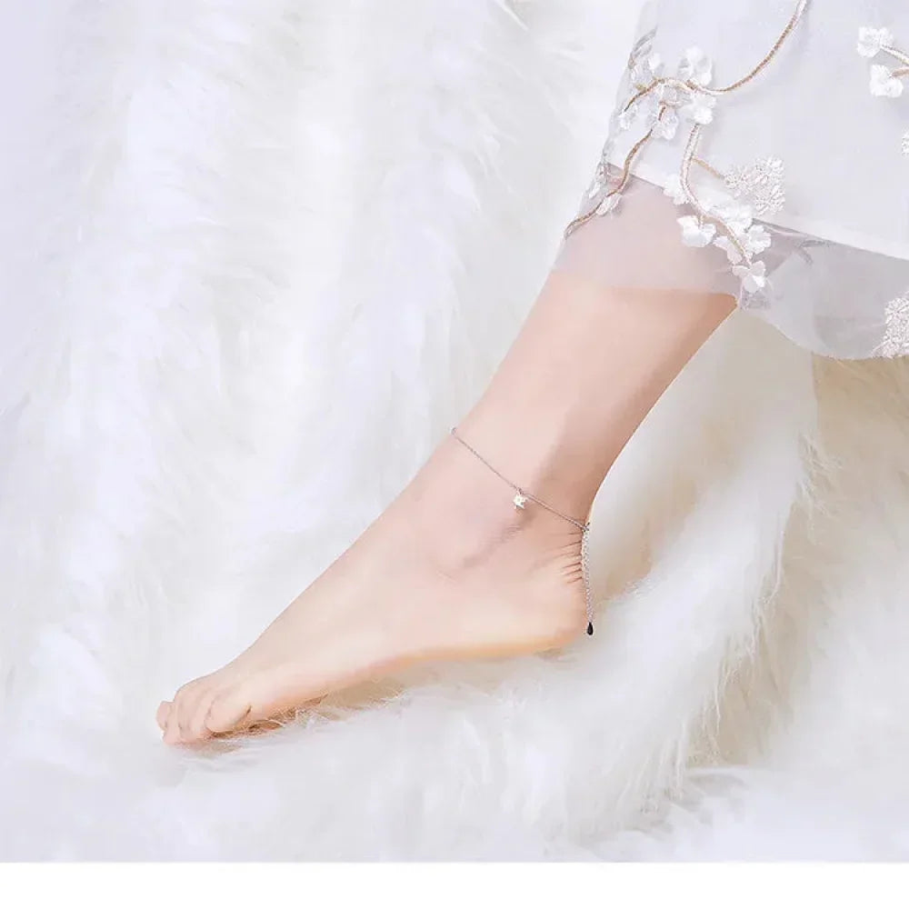 The Essential 925 Sterling Silver Charm Anklet