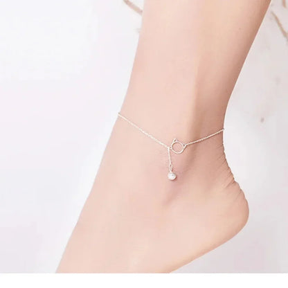 The Essential 925 Sterling Silver Charm Anklet