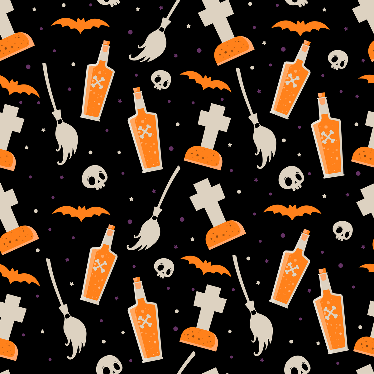 Vinyle de transfert thermique artisanal motif Halloween Spooky 3