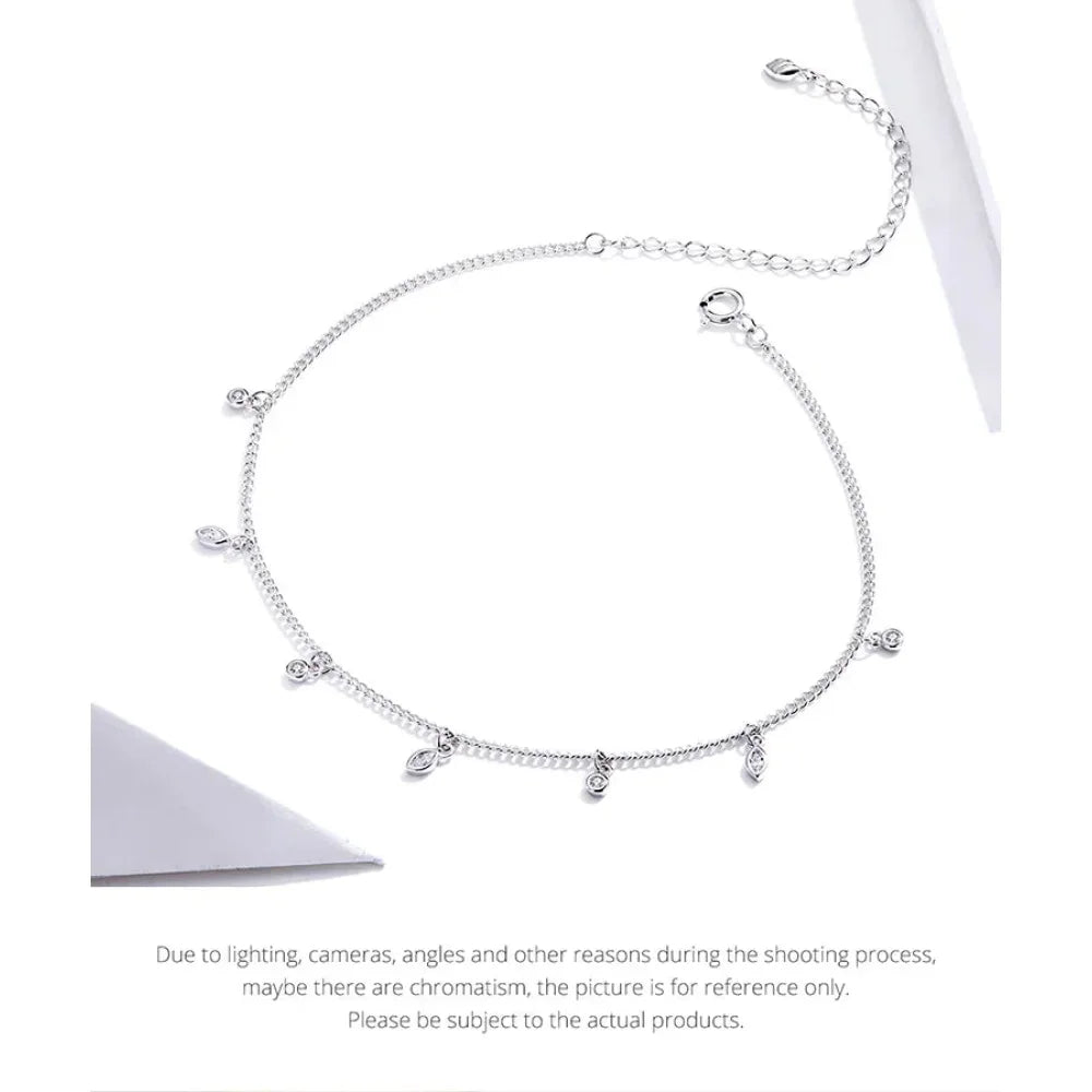 La Cheville à Grelots Minimaliste en Argent Sterling 925