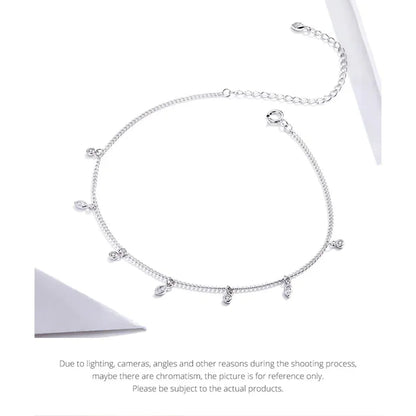 La Cheville à Grelots Minimaliste en Argent Sterling 925