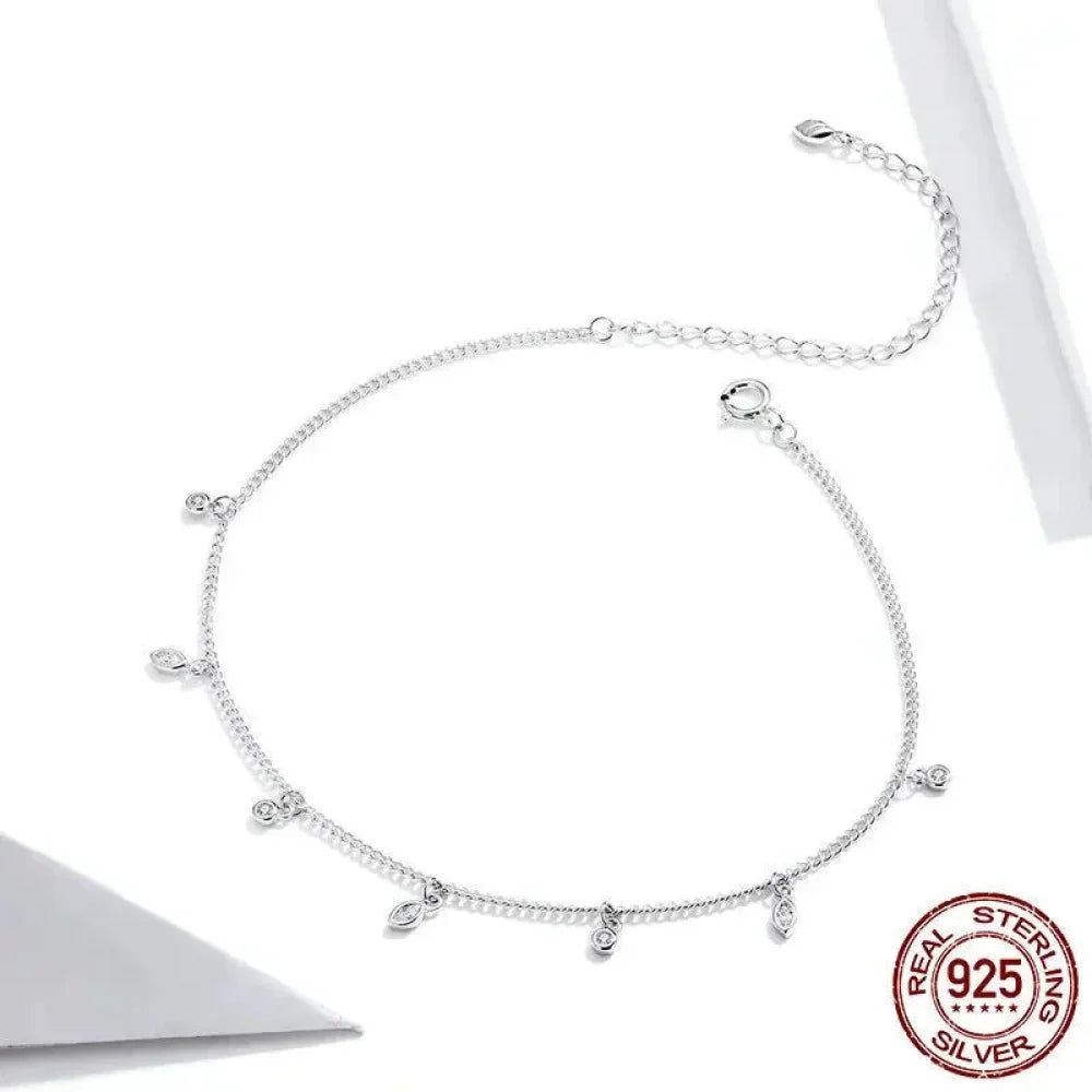 La Cheville à Grelots Minimaliste en Argent Sterling 925
