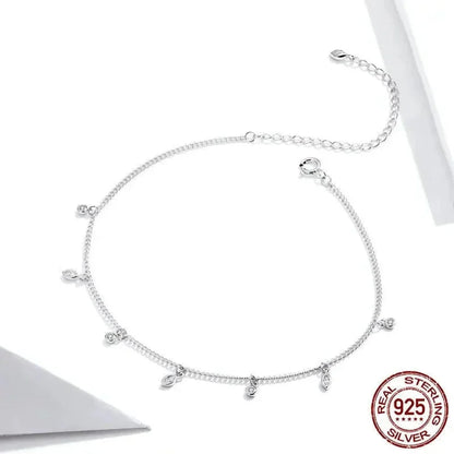 La Cheville à Grelots Minimaliste en Argent Sterling 925