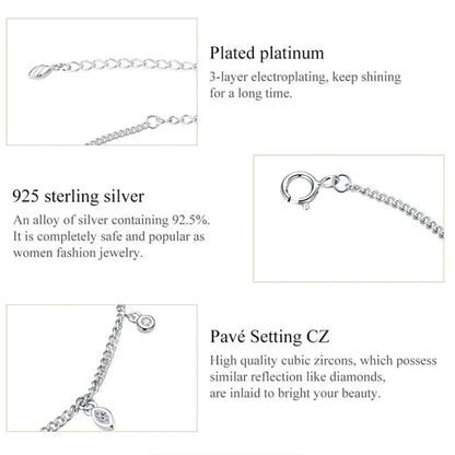 La Cheville à Grelots Minimaliste en Argent Sterling 925