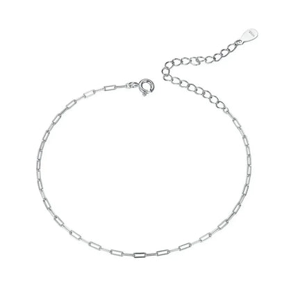 Bracelet chaîne câble en argent sterling 925 plaqué or