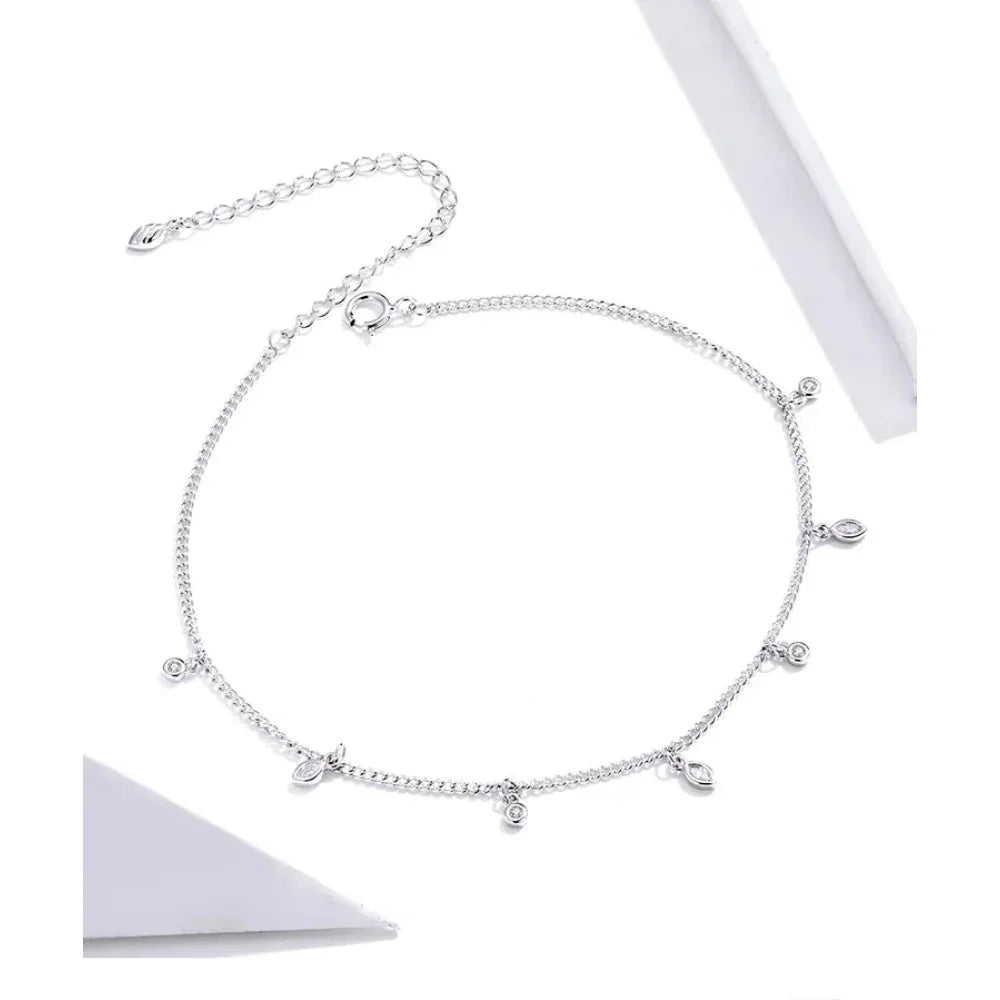 La Cheville à Grelots Minimaliste en Argent Sterling 925