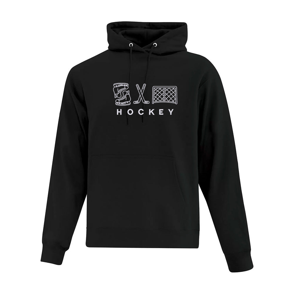 Hoodie "HOCKEY" brodé