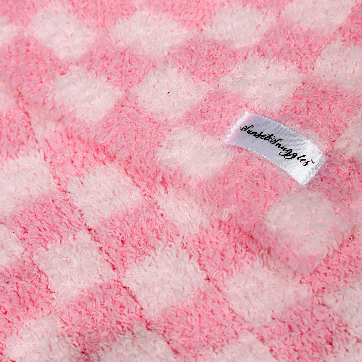 Cotton Candy Check Print Lovey