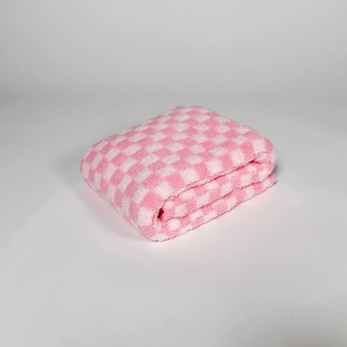 Cotton Candy Check Print Toddler Blanket